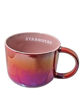 Starbucks Pink Ombre Ceramic Mug